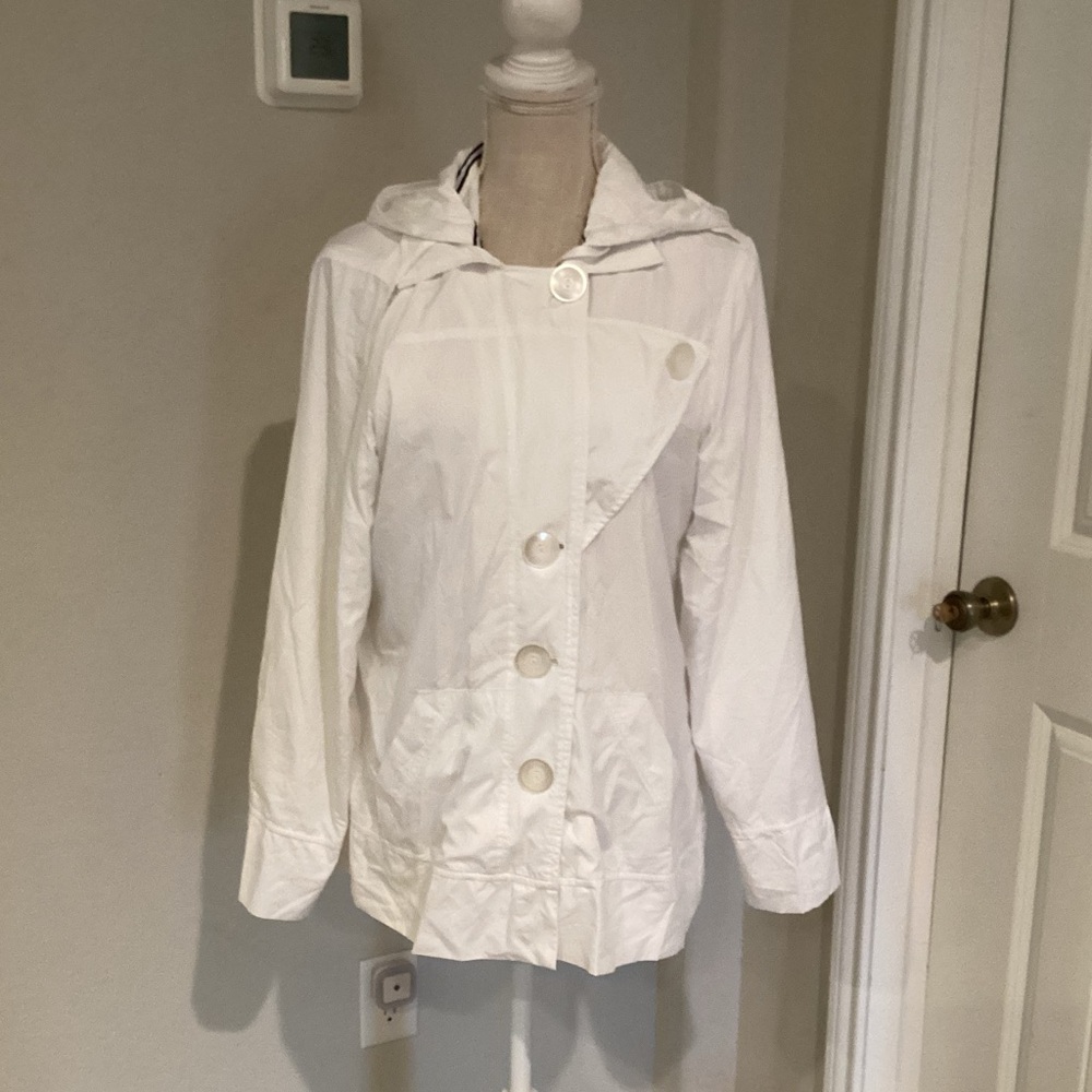 Soma White Utility Jacket with Hood - Picture 2 of 8
